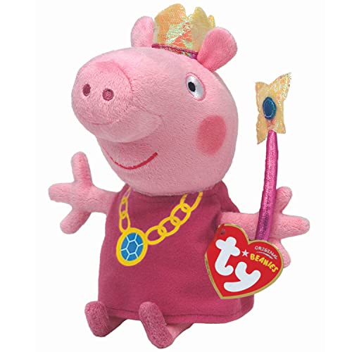 Peppa Pig   Peluche de Peppa Pig vestida de hada (TY)