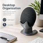 Stand for Home Mini Compatible with Google Voice Assistant – Space-Saving Desktop Mount | Cable Management Design | Non-Slip Base for Smart Speaker Organization