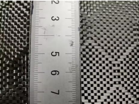 3K 240gsm Real Carbon Fiber Cloth Big Hexagonal Honeycomb Carbon Fabric Football Pattern ，30cm/50cm Length，40" / 100cm Width (Black, 1m x 30cm)