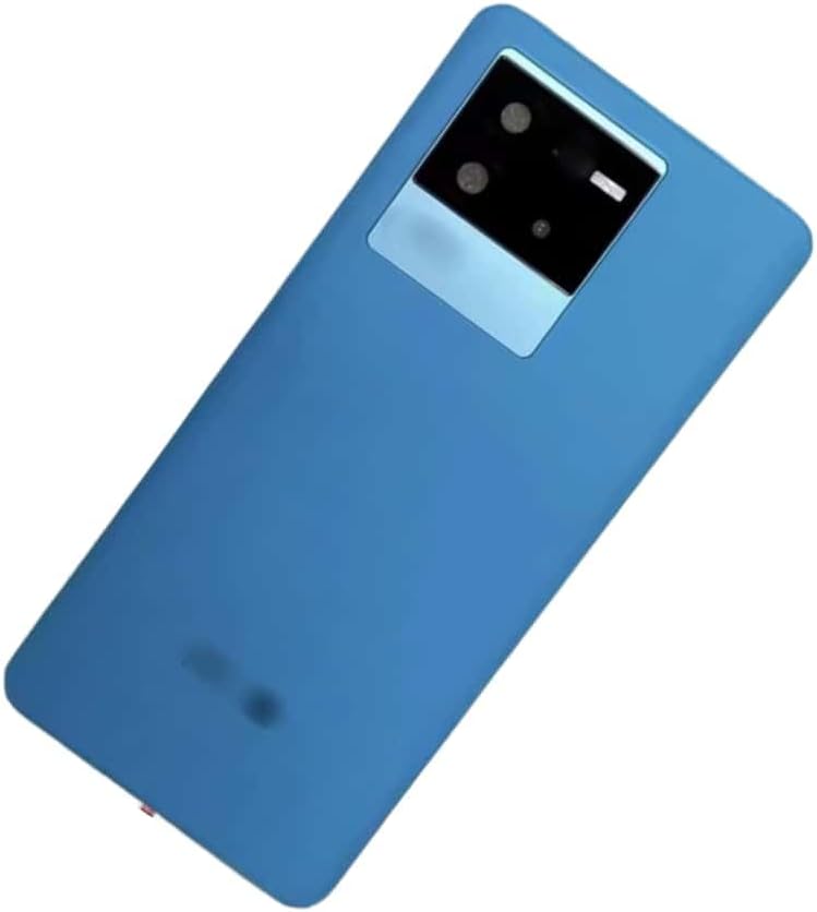 YOOOKOOO Compatible Rear Back Cover for vivo iQOO Neo 6 – Battery Door Housing Replacement Part (Black with Lens)