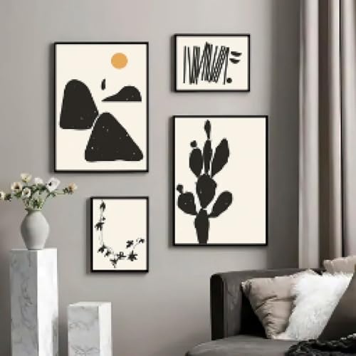 Affiches de formes esthétiques abstraites pour décorer un mur vide - 2