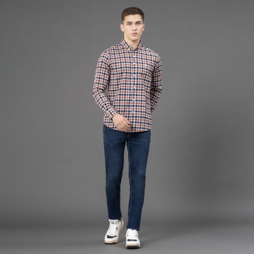 Image of Red Tape Men's Cotton Regular Fit Shirt