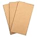 Travelers Notebook Refill 8.5" x 4.5" (Set of 3) Thick 100gsm Regular Inserts for Leather Journal - 192 Pages Lined, Blank, Grid Paper