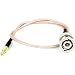 BNC to MCX Male Plug M/M RG316 Coaxial RF Connector Adapter Cable 30cm Quick USA Shipping