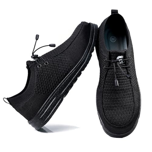 Image of ORISTACO Waterproof Steel Toe Work Safety Boots Lightweight Breathable Slip Resistant Construction Sneakers