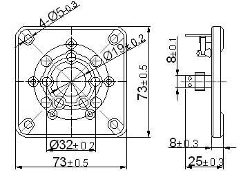 Cary 2Pc 5Pin Base Ceramic Vacuum Tube Socket Fr 3-500Z 4-400 U5G Audio Amp Parts #TOP4