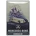 Nostalgic-Art 22309 retro blaszana tabliczka, Mercedes-Benz – Silver Arrow – pomysł na prezent dla fanów akcesoriów samochodowych, z metalu, dekoracja vintage, 20 x 30 cm