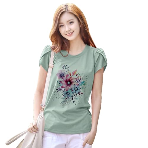 Image of Venisa Lycra Printed Casual Wear Tshirt