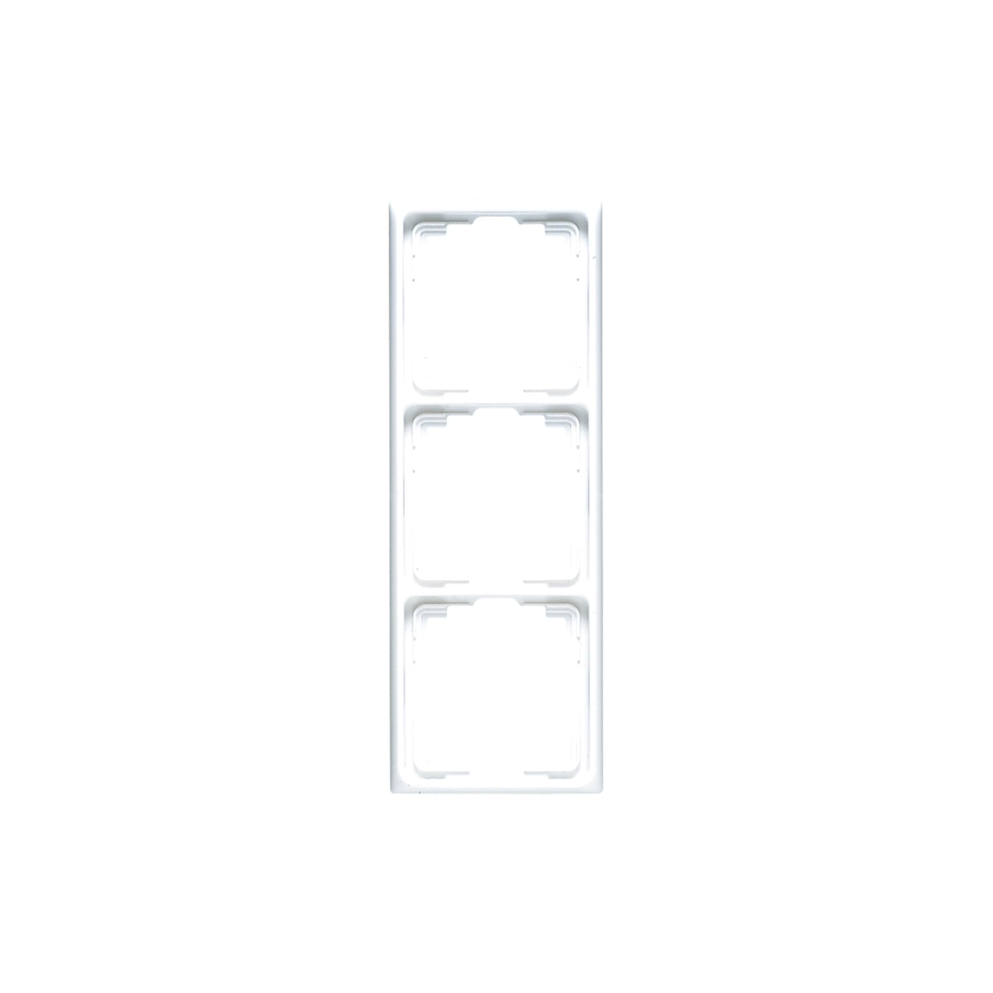 Jung Cadre CD583KWW plaque triple blanche design haut de gamme
