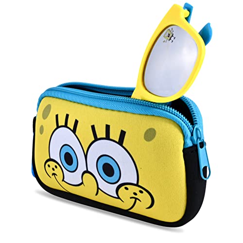 Nickelodeon SpongeBob SquarePants Boys Sunglasses for Kids and Glasses Case Set Eyewear for Toddlers3