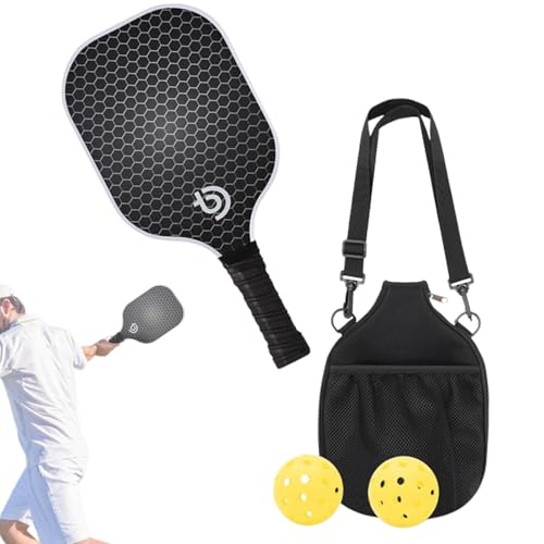 Juego de bolas de pepinillo paletas de pickle ball con bolsa ligera 8