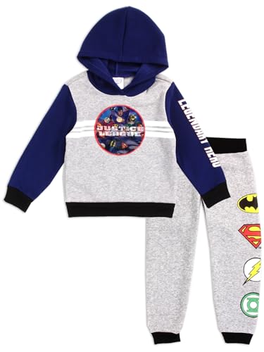 Sudadera con capucha y pantalón Justice League de forro polar para el parque o días de juego
