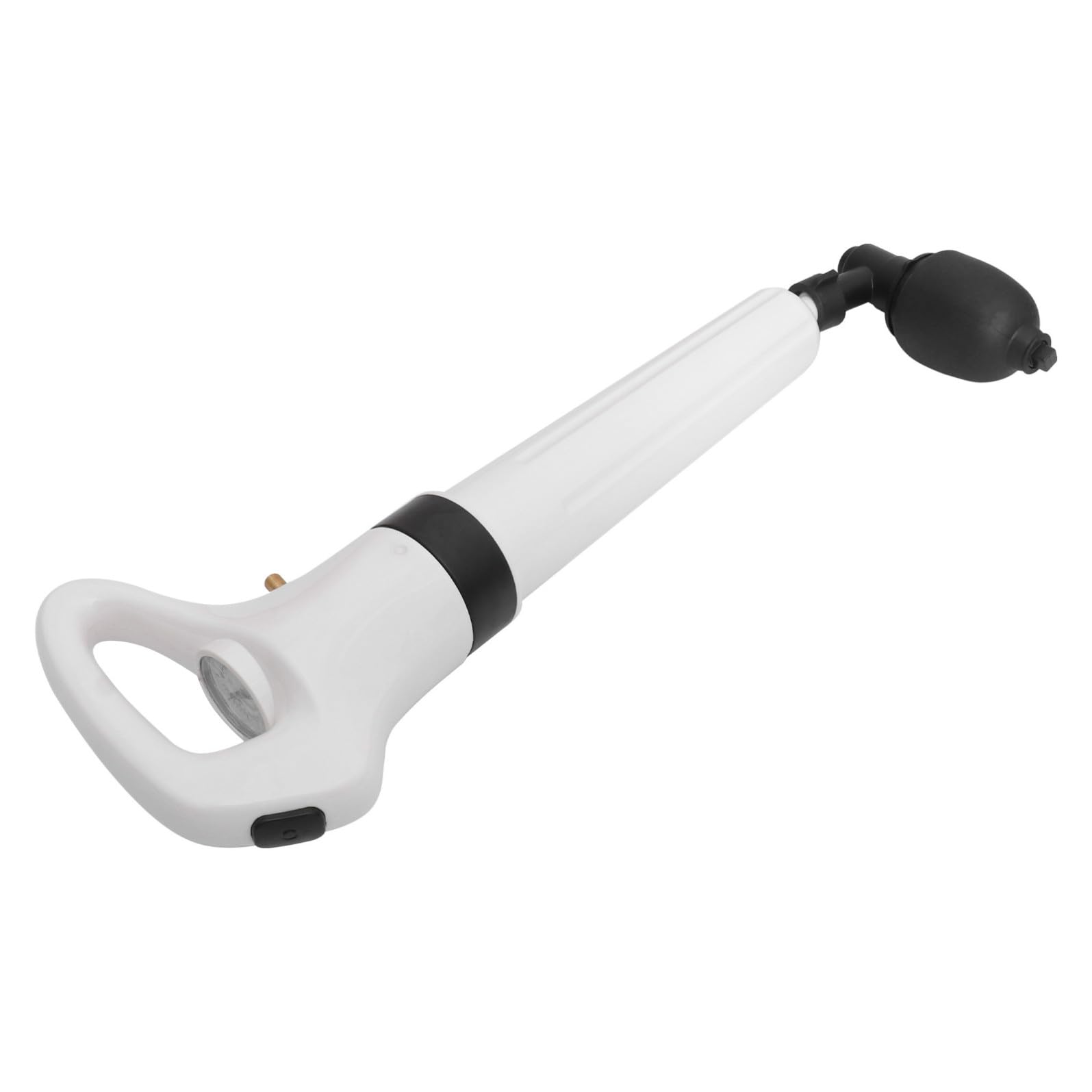 Stura WC Potente in ABS Bianco per Pulizia WC e Spurgo Tubi Scarico, Set 1 Pezzo per Casa e Hotel