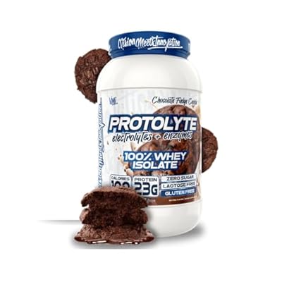 VMI Sports | ProtoLyte Whey Isolate Protein Powder | Low Calorie Whey for Weight Loss and Muscle Gain | Digestive Enzymes | Non-GMO 1.6 lb, Chocolate Fudge Cookie