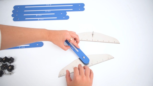 BQKOZFIN Stair Treads Gauge Template Tool - Stair Jig, Can Angle - View #2