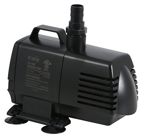 Ecoplus Ink 728320 NGW EcoPlus 1056 FixedFlow Sub Inline Pump 1083GPH, 1083 GPH, Black