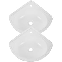 2pcs Wall Mounted Triangle Corner Sink for Rv and Balcony
