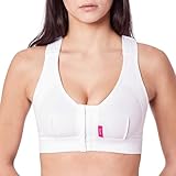 REVÉE Reggiseno Post-Operatorio - Reggiseno Donna a Fascia per Mastoplastica Additiva, Riduttiva, Sostituzione Protesi, Oncoplastica, Quadrantectomia, Bra Laetitia