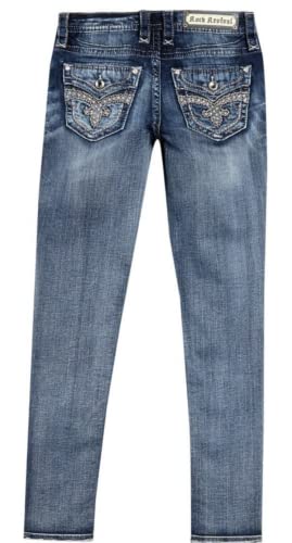 Rock Revival - Womens Joni Skinny Light Jeans (28, kera)