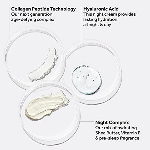 No7 Protect & Perfect Intense Advanced Night Cream - Vitamin E & Shea Butter Face Cream - Fine Line Reducing Moisturizer With Collagen Peptide Technology (1.69 Fl Oz) #TOP4