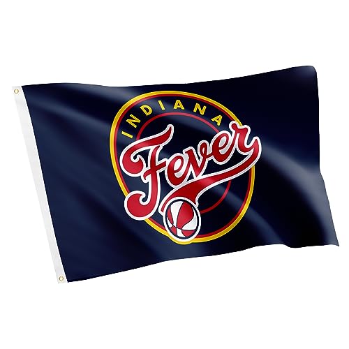 Desert Cactus Indiana Fever Flag 3x5 Outdoor (Dark Blue)
