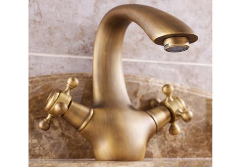 Robinet d'eau chaude et froide anti-éclaboussures surélevé