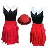 XHTWCY Anime Serena Costume Cosplay Cos Uniform Full Set Halloween Party (S)