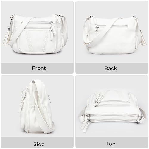 VOLGANIK ROCK Crossbody Bag for Women with Tassel Ladies Soft PU leather Purses and Handbag Pocketbooks by VOLGANIK ROCK - Used condition - Image 4