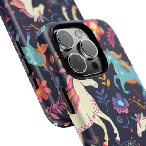 Coque rigide mate iPhone 16 Pro bleue anti-traces