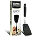 Silicone Spatula - Heat-Resistant to 600F - Flexible Turner with Durable Stainless Steel - Beveled Edge for Easy Flipping, Turning, Sauteing - Easy Cleaning and Storage