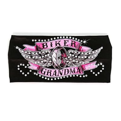 Milwaukee Leather | Bling Designed Wide Headbands-Headwraps for Women Biker Bandana - One Size