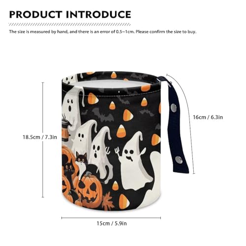 Image of Cow Floral Car Trash Can Bin Hanging Automotive Garbage Cans Leak-Proof Car Organizer