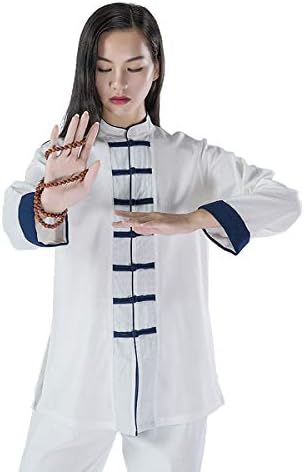 KSUA Womens Martial Arts Uniform Tai Chi Suit Chinese Kung Fu Clothing Cotton Wing Chun Clothes Zen Meditation