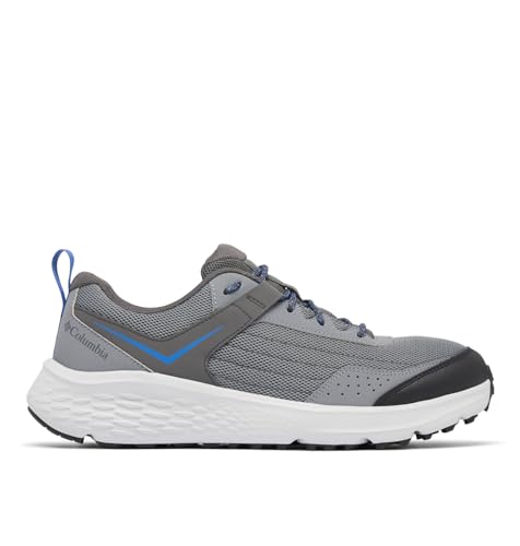 Columbia Columbia Men's Vertisol Trail, Titanium Grey Steel/Vivid Blue, 15