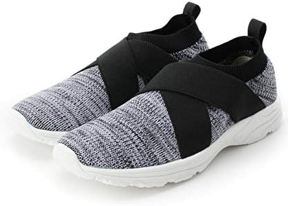 Amazon ハッシュアッシュ フライニットクロススニーカー 35 23 5cm ブラック 119 Hushush ハッシュアッシュ スニーカー