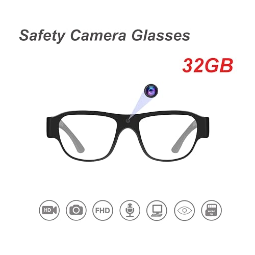 Oho Sunshine 32Gb Camera Glasses,1080P Hd Smart Glasses With Built In Camera And Transitional Blue Light Blocking Lens thumb #4