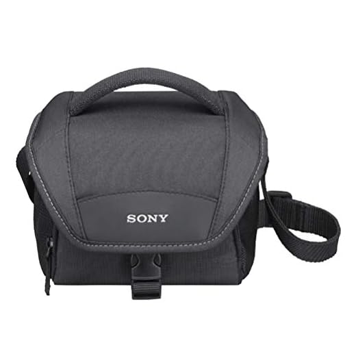 Sony LCSU11/B - Bolsa de transporte para cámara/videocámara, color negro