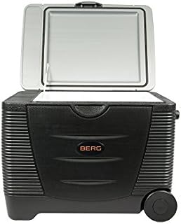 BERG Large Electric Portable 45 Litre 12V 240V Cool/Warm Cooler Box/Bag Camping Beach Take Away Food Picnic Insulated Food Fridge