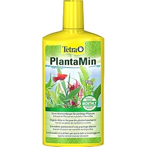 Tetra PlantaMin 500 ml, Sostanze Nutritive Fondamentali, per una Colorazione Verde e Rossa Intensa delle Foglie
