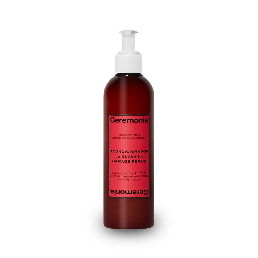 Ceremonia Guava Color Protect & Damage Repair Conditioner | Restores Hair & Boosts Shine with Aloe Vera | Protects Hair from UV and Heat, 8.45 fl oz