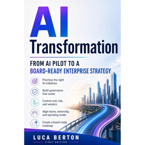 AI Transformation Audiolibro Por Luca Berton arte de portada