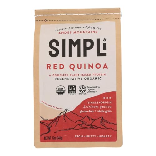 SIMPLi Regenerative Organic Certified Red Quinoa, 12 OZ (1-Pack) - image 2