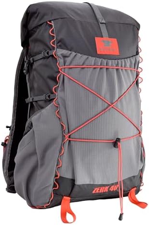 Mountainsmith Zerk Ultralight Hiking Backpack, 40 Liter, Black