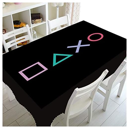 LEILEIMY Knappar heminredning knappar bordsduk för rektangel bordsduk tv-spel bordsduk kläder (färg: A, specifikation: 140140 cm)