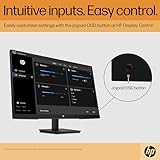 HP 27 Inch FHD Monitor | Full HD IPS LCD | 75hz Refresh Rate | 250 Nits Brightness | 1000:1 Contrast Ratio | AMD FreeSync | Adjustable Tilt | 1 HDMI 1.4, 1 DisplayPort 1.2, 1 VGA | Black | V27i G5 - Image 6