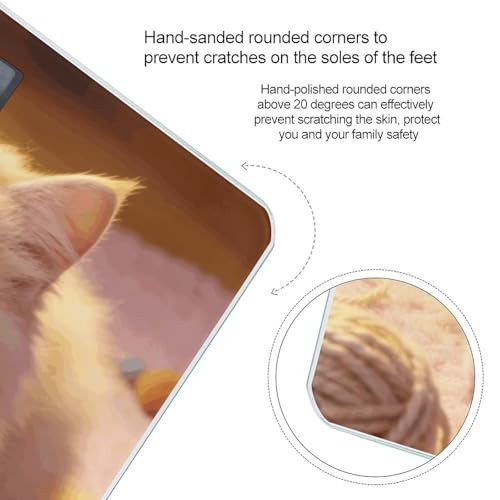 Báscula Digital Fluffy Paws Sweetheart para Baño 400 lb miniatura 4