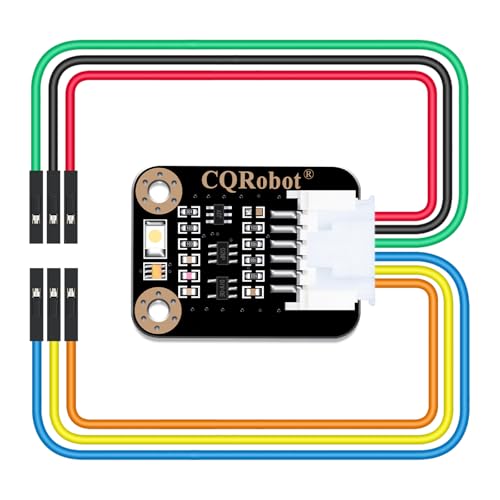 CQRobot TCS34725FN RGB-Farbsensor, kompatibel mit Raspberry Pi/Arduino/STM32. I2C, RGB-Daten-/Lichtintensitäts-Ausgangstabelle, für Lichttest, Telefone, Computer, Industrien, Beleuchtung.