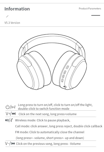 Image of H6 Over Ear Headphones with ENC + HD Calling, Upto 50 Hrs Playtime, Fast Charging, in-Built ENC Mic, 40mm Titanium Bass Drivers, Super Soft Cushion, AUX in, Foldable Design (Navy Blue)