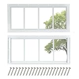 COLORPAPA 2 Pack Shed Windows, 10