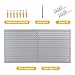 8ft x 4ft Section with 10 Panels, Industrial Strength Storage, Wall Mounted Tool Rack System (8X4 FT)